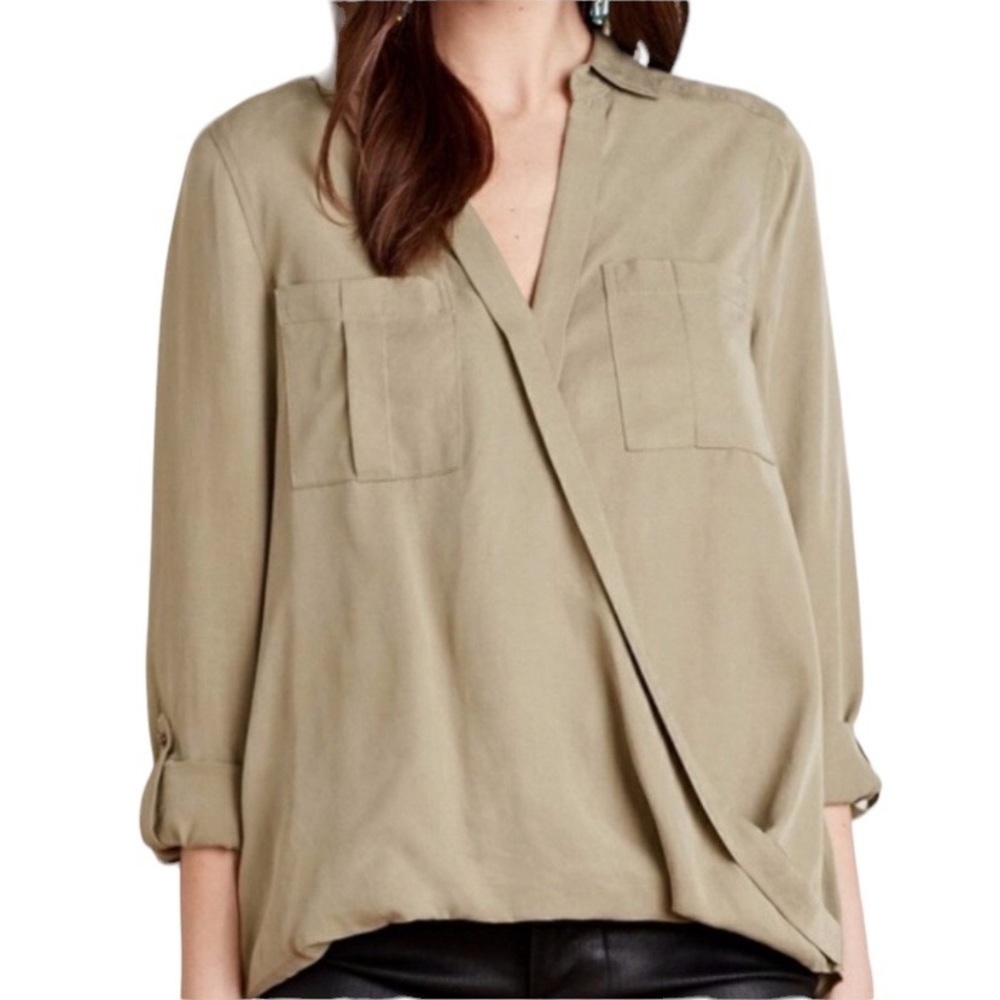 Anthropologie Holding Horses Celine Wrap Top